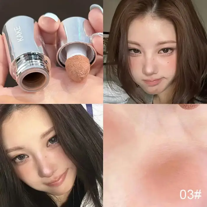 Blush liquide crème pour joues beauté durable joue naturelle lisse 4 couleurs velours mat imperméable