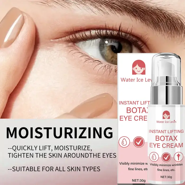 Crème pour les yeux Botax Lifting instantané, infusée au venin d'abeille, raffermit et hydrate, minimise les rides, douce pour tous les types de peau