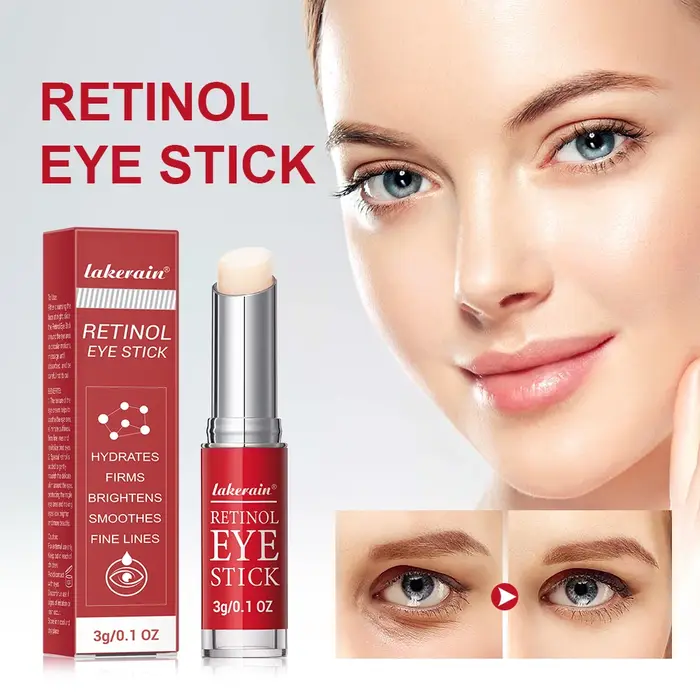 Bâton pour les yeux au rétinol, hydratant, Anti-rides, élimine les cernes gonflées, soulève la zone