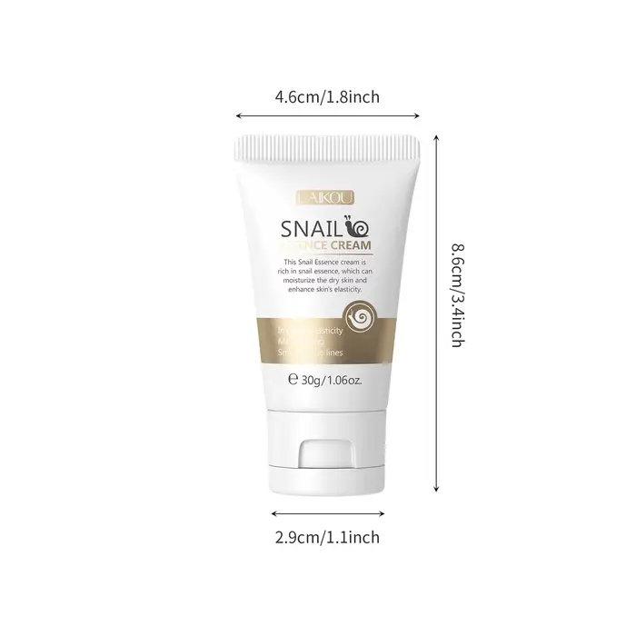 Crème hydratante pour le visage à base d'escargot, produit de beauté, anti-âge, déformant, soin de l
