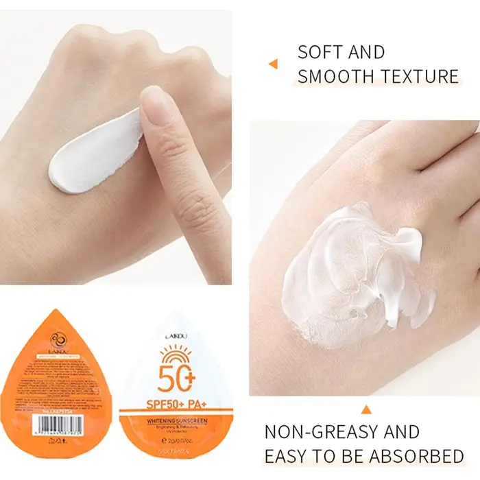 Mini crème solaire pour le visage