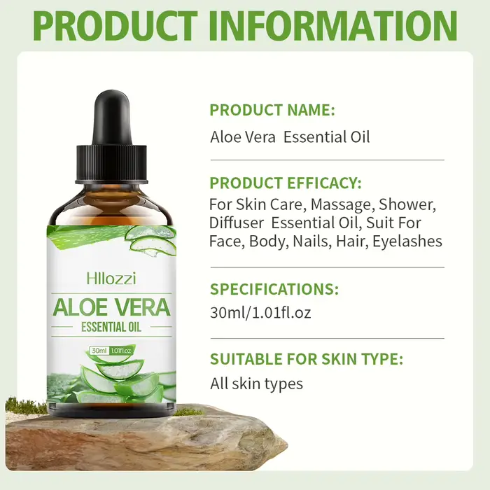 ALOE VERA ESSENTIAL OIL Facial de Aloe que mantiene la piel húmeda