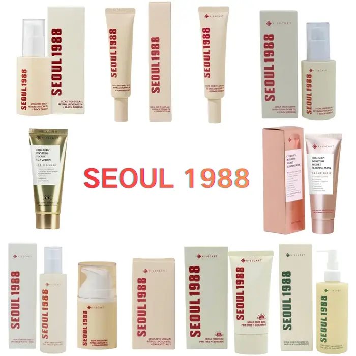 Séoul 1988 ensemble de crème pour les yeux Anti-rides rétinol escargot Mucin raffermissant hydratant réduire les ridules soins du visage cosmétique