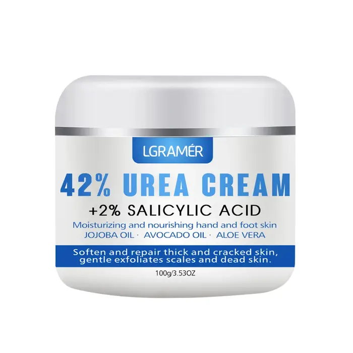LGRAMER Crème pour les mains et les pieds à l'urée adoucit et hydrate la peau soulage la sécheresse répare les fissures exfolie et pénétrations en profondeur