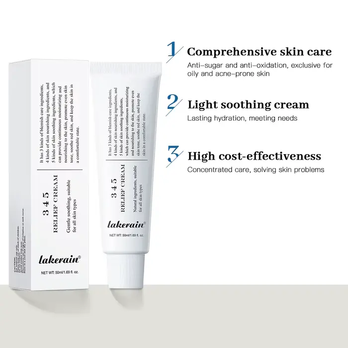 Crème apaisante 345, 03/hydratant pour le visage