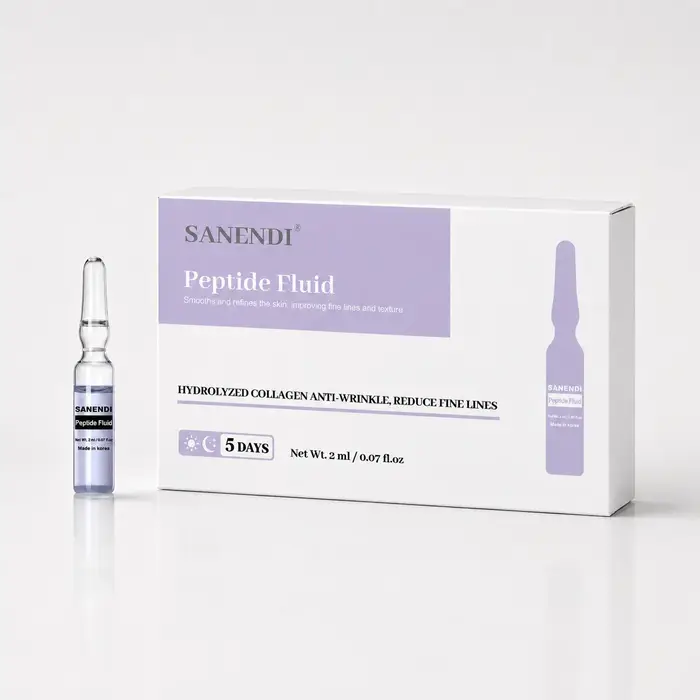 SANENDI Série d'ampoules aux peptides GSHI – Solution liquide hydratante pour les yeux et le visage 