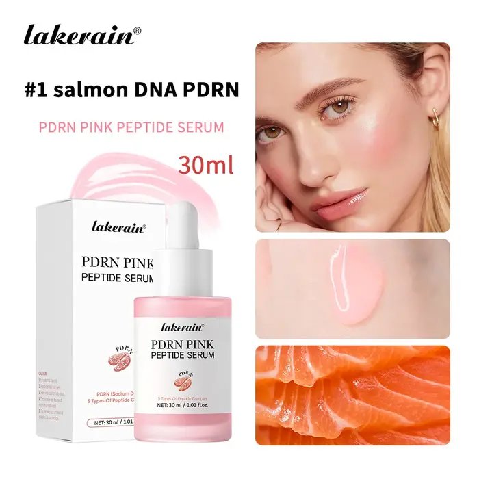 Sérum Visage 30ml au PDRN de Saumon et Peptides Roses – Hydratation Profonde Longue Durée