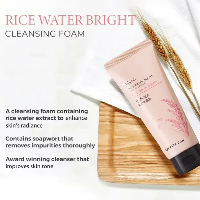 THE FACE SHOP Nettoyant visage à l'eau de riz 150g