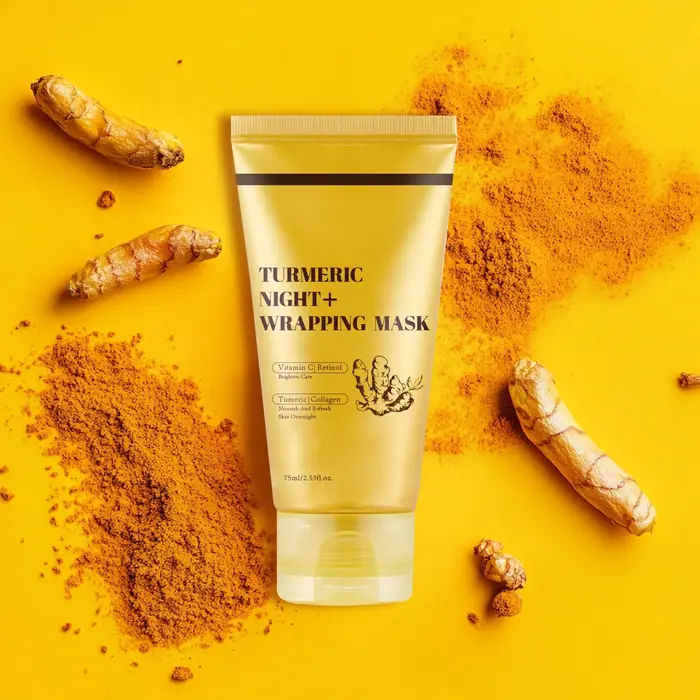 Masque Peel Off pour envelopper la nuit au curcuma