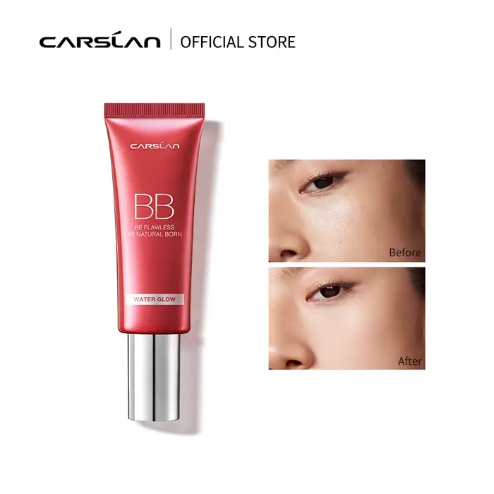 CARSLAN – BB crème correctrice hydratante à base de plantes, liquide de blanchiment, fond de teint, 