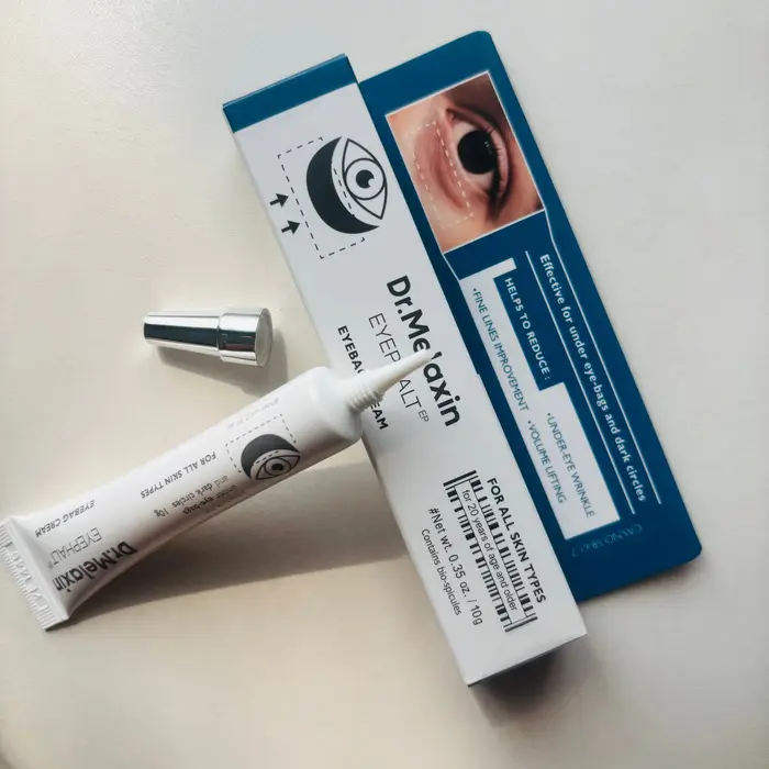 Crème réparatrice pour les yeux Dr.Melaxin 10ml, hydratant à absorption rapide pour les yeux secs, les ridules, les poches et les peaux fatiguées