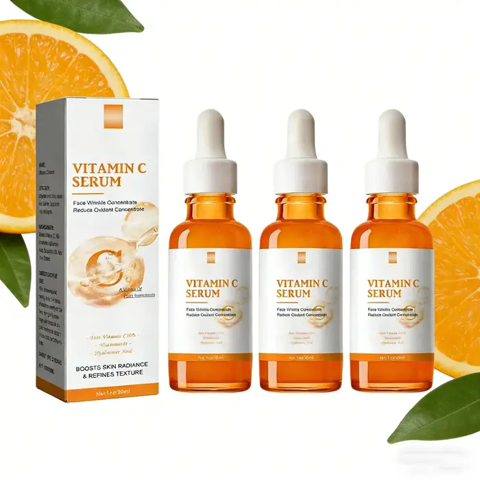 Sérum dissolvant de rides à la vitamine C pour le visage