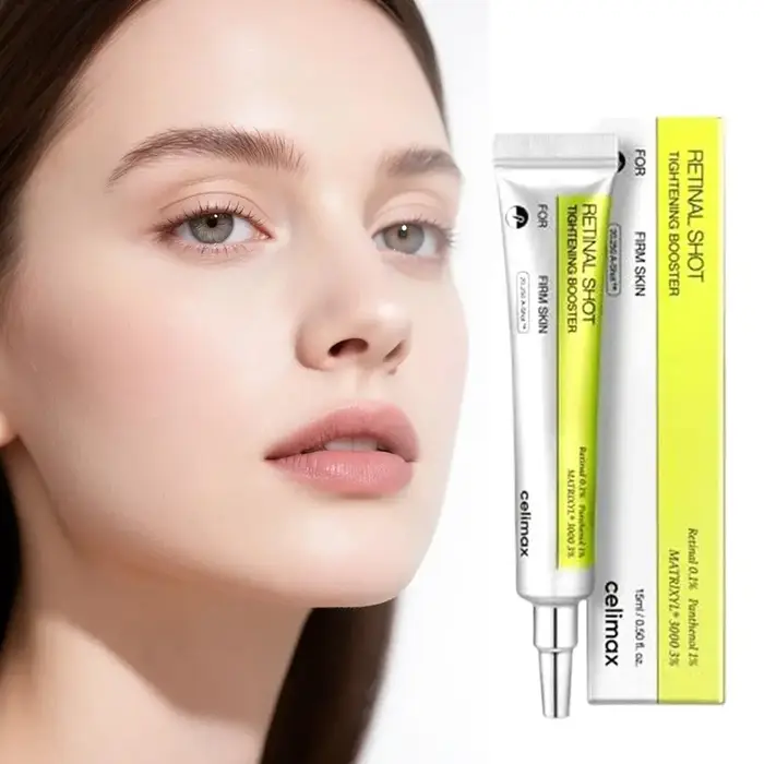 Celimax Premium Retinol Shot Crème Contour des Yeux Liftante & Raffermissante au Collagène et Peptides Soin Visage