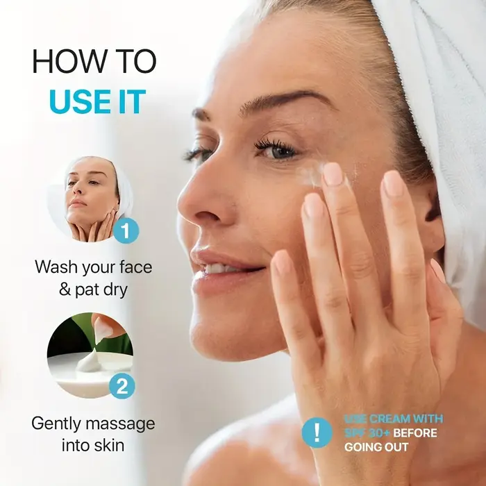 Crème hydratante pour le visage Gorgique au rétinol