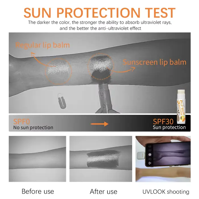 Nouveau baume à lèvres de protection solaire SPF30