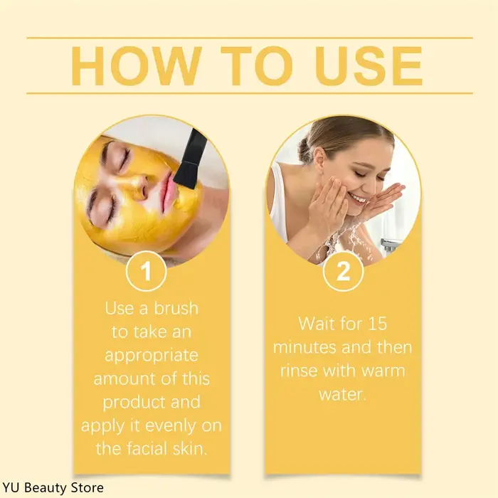 Masque en argile au curcuma et à la vitamine C