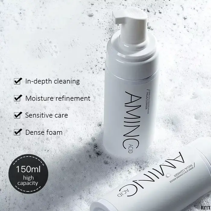 Mousse nettoyante aux acides aminés