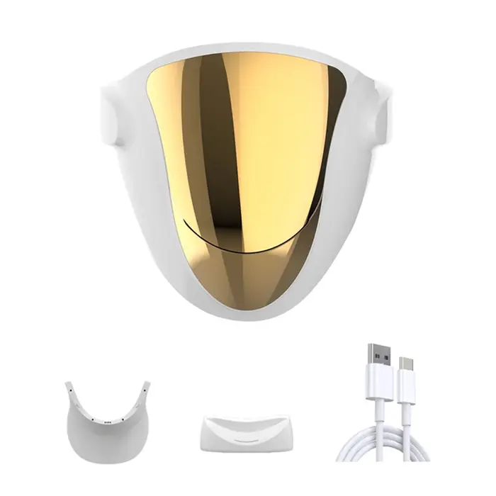 NIR LED masque Facial thérapie par la lumière rouge respirant 3 couleurs 807 lampe Anti-âge traiteme