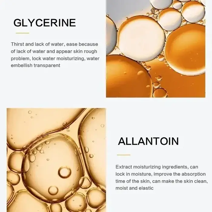 Masque pour les yeux hydratant doré