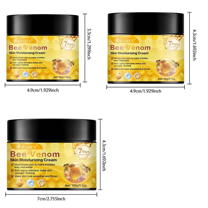 SUYARUN crème hydratante au venin d'abeille soin du visage anti-âge