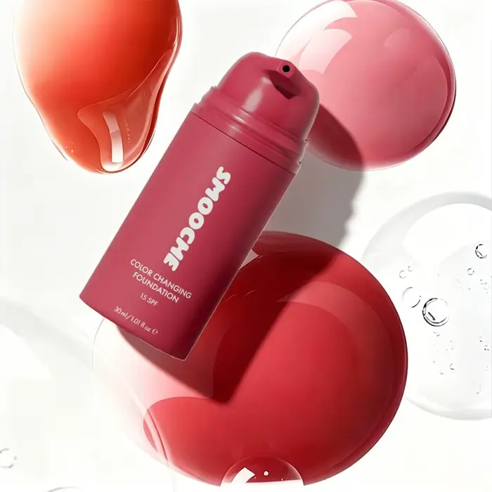 Fond de teint liquide changeant de couleur SMOOCHE avec glycérine et vitamine E
