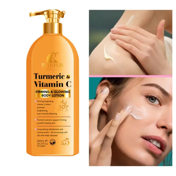 Curcuma VITAmin C crème solaire SPF50 Lotion pour le corps crème solaire 2-en-1 Lotion pour le corps