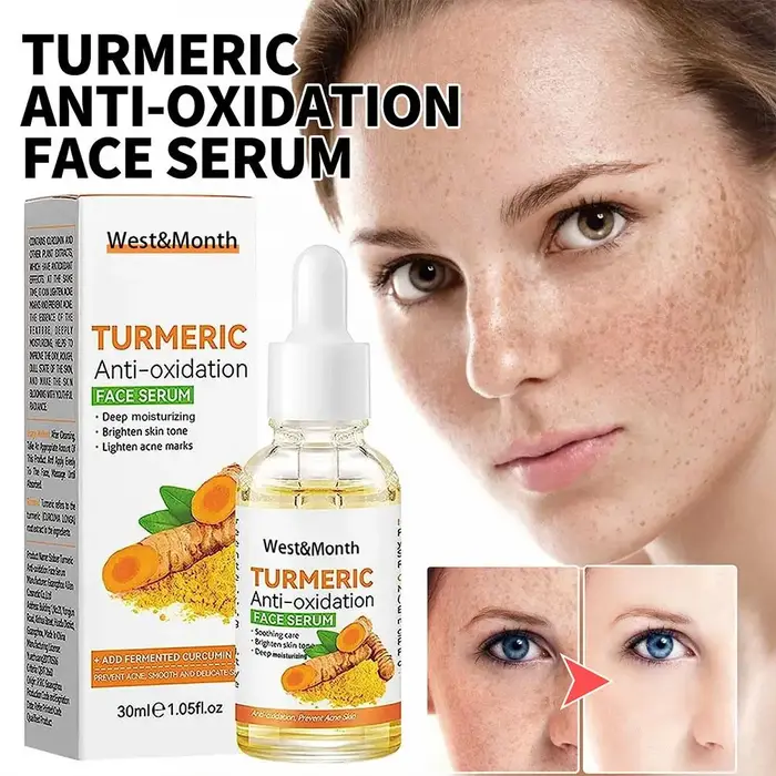 Sérum pour le visage essentiel au curcuma