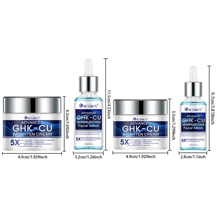 Crème et sérum SUYARUN GHK-CU - Hydratant facial anti-âge