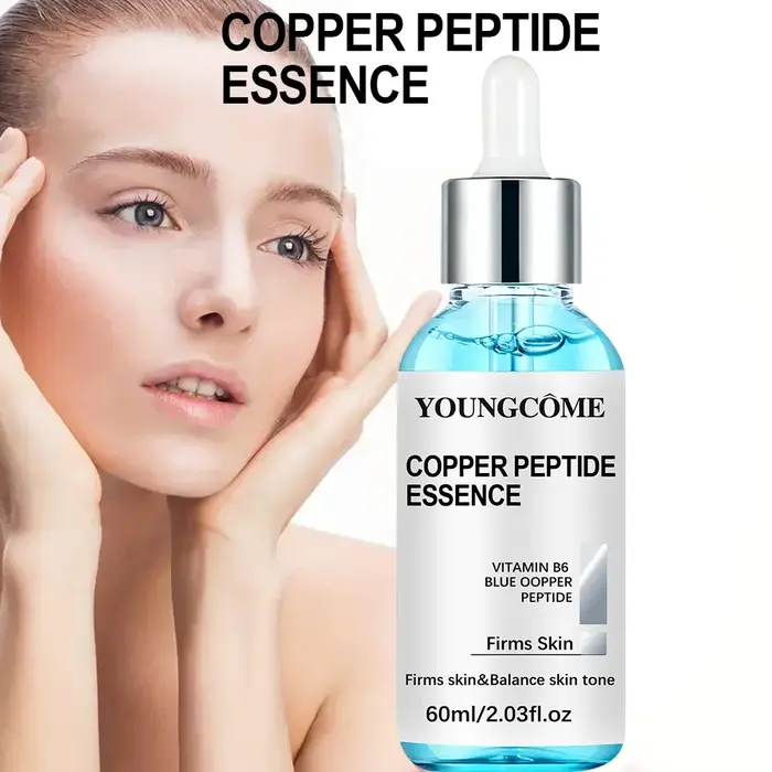Sérum peptidique en cuivre bleu avec vitamine B6