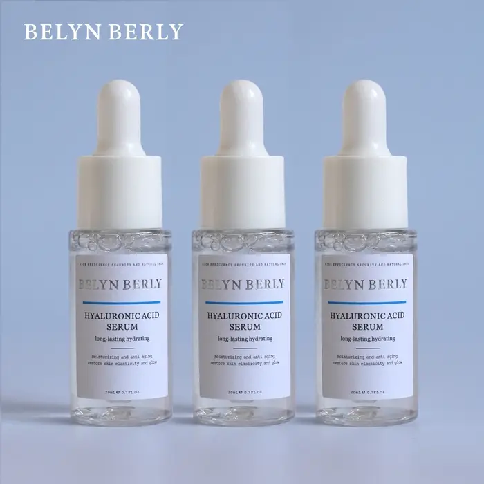 BELYN BERLY sérum pour le visage à l'acide hyaluronique 3 pièces sérum pour le visage hydratant et h