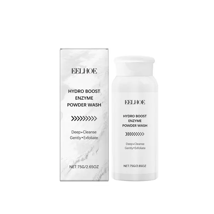 Poudre de lavage du visage enzymatique, 75g, nettoyant exfoliant doux pour peaux sensibles, élimine 