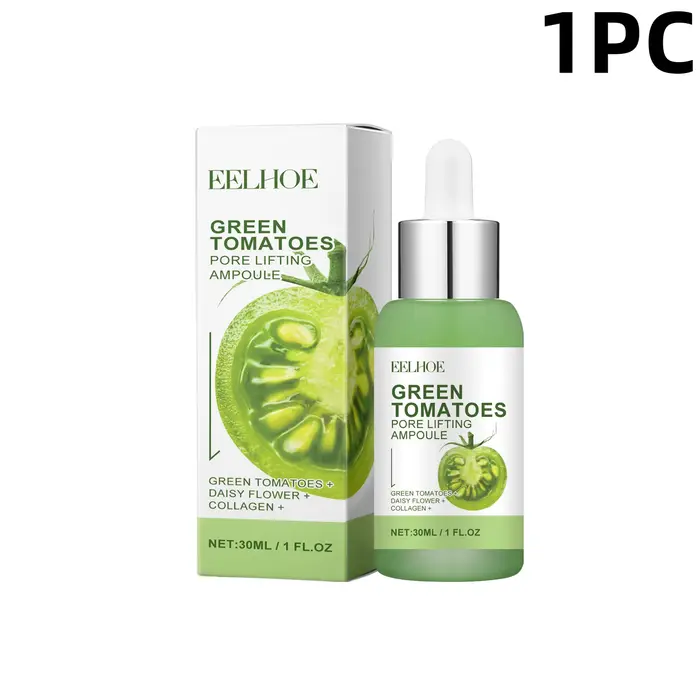 Essence de traitement des pores du visage, tomate vert, avec collagène, hydratant, contrôle de l'hui