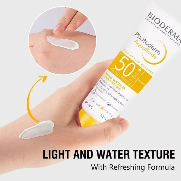 Crème solaire éclaircissante BIODERMA Corée 40g SPF50+ Protection UV Hydratante Texture rafraîchissante et non collante pour le visage et le corps