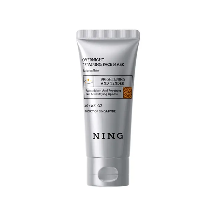 Masque de nuit réparateur 120G NING à l'astaxanthine, antioxydant biologique, réparation ADN, niacin