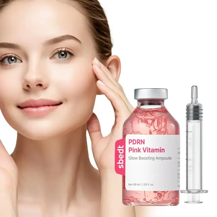 Sérum Brume Barrière de Collagène Profond Sbedt PDRN Ampoule Éclat Rose Vitamine Boostante Hydrate Nourrit Raffermit Illumine Adoucit la Peau