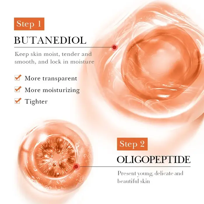 BIOAOUA Oligopeptide visage réparation de la peau ensemble de poudre lyophilisée
