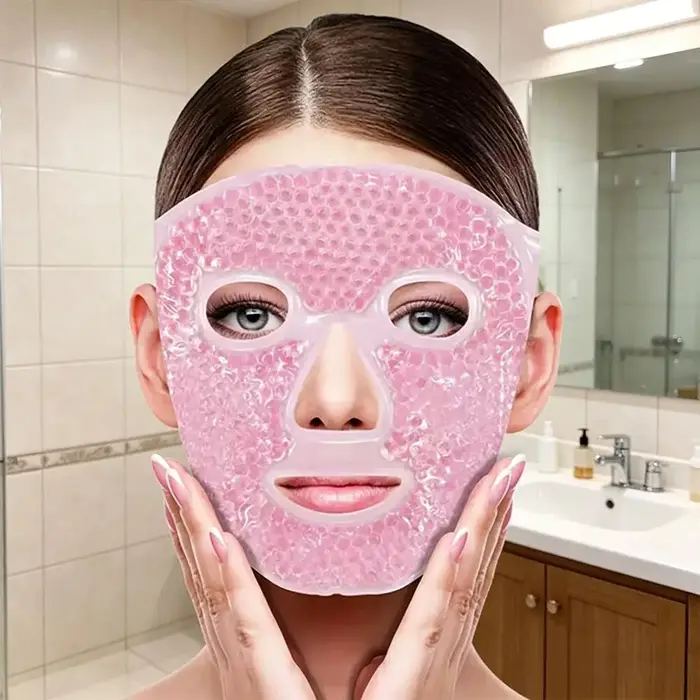 Masque facial et pour les yeux en gel chaud/froid