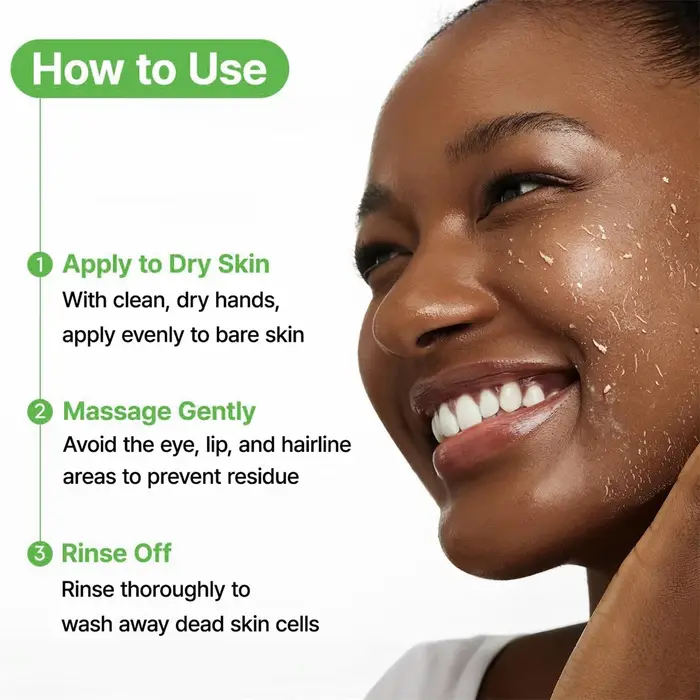 Gel exfoliant pour le visage