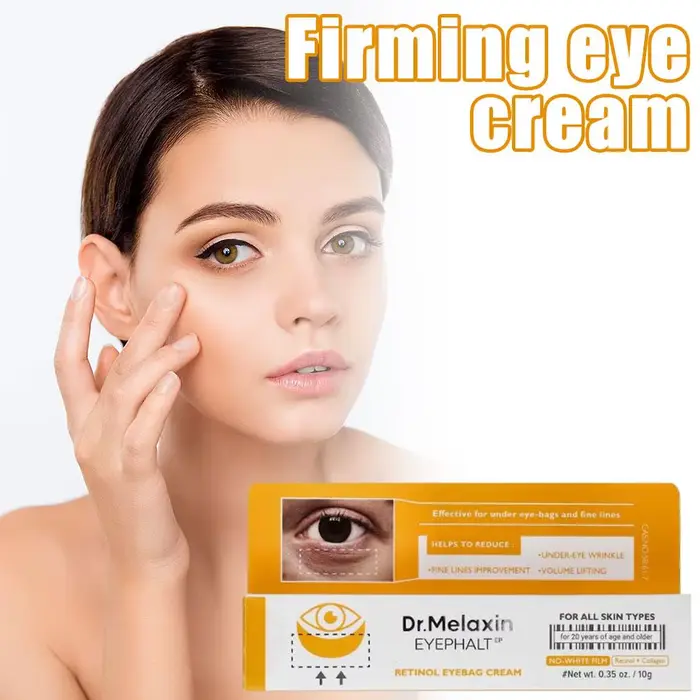 Crème contour des yeux au rétinol pour réparer les poches et les cernes