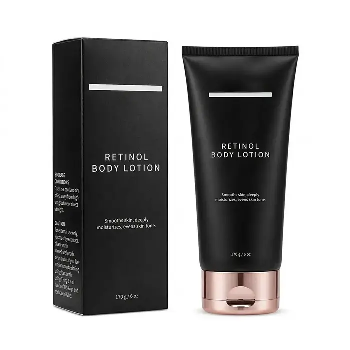 Lotion corporelle au rétinol hydratante et raffermissante pour peaux crépues, crème hydratante quoti