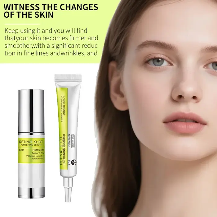 Coréen rétinol vitamine C hydratant Shot resserrement Booster crème pour le visage sérum pour les yeux éclaircissant