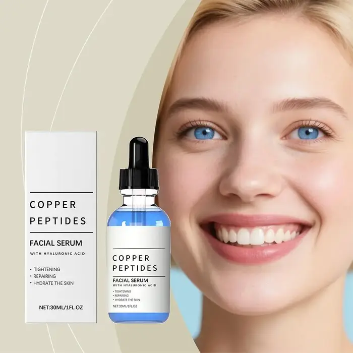 Sérum facial aux peptides de cuivre