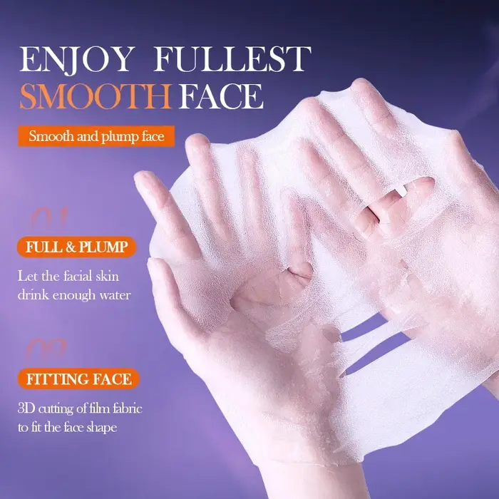 10 pièces BIOAQUA collagène masques pour le visage Anti rides anti-âge hydratant blanchissant masque Facial produits de