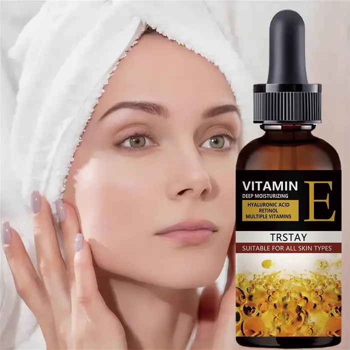 formule anti-rides à la vitamine E, essence de soin suprême, hydrate, réduit les ridules et les ride