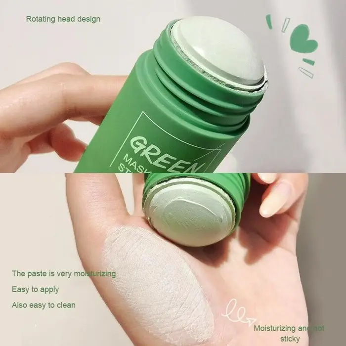 Masque nettoyant solide au thé vert