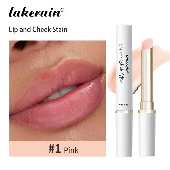 Teinte pour les lèvres et les joues 2-en-1 premium, rouge à lèvres et blush combinés à changement de