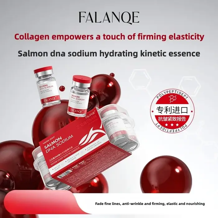 Salmon Dna Sodium hydratant Essence cinétique estompe les ridules visage