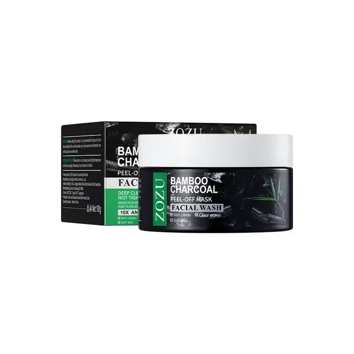 Masque peel-off au charbon de bambou, 100g, dissolvant de points noirs, nettoyage en profondeur, soi