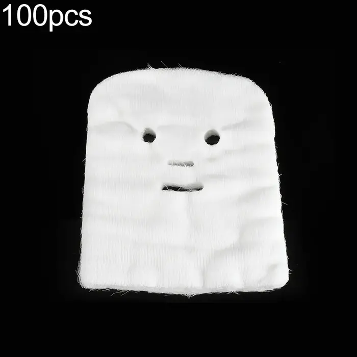 500/100 pièces masque de gaze pour le visage Ultra-mince pur coton jetable gaze masque Facial papier