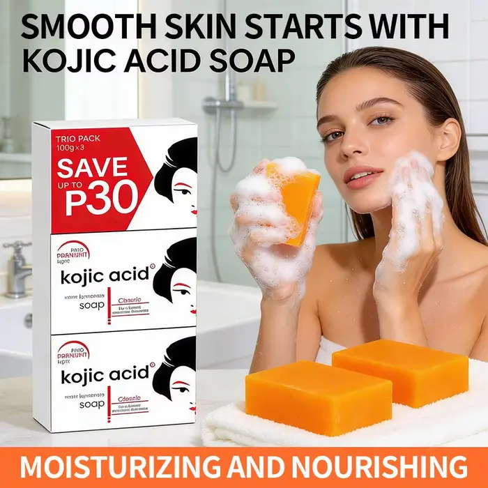 Savon à l'acide kojique
